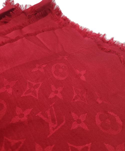 LOUIS VUITTON（ルイ ヴィトン）LOUIS VUITTON (ルイ ヴィトン) 大判ストール レッドの古着・服飾アイテム