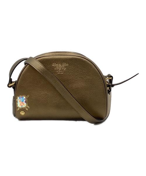 A.D.M.J.（エーディーエムジェイ）A.D.M.J. (エーディーエムジェイ) ショルダーバッグ ゴールドの古着・服飾アイテム