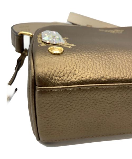 A.D.M.J.（エーディーエムジェイ）A.D.M.J. (エーディーエムジェイ) ショルダーバッグ ゴールドの古着・服飾アイテム