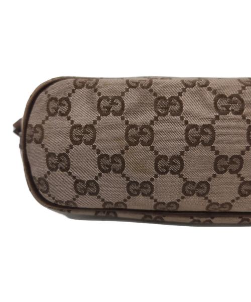 GUCCI（グッチ）GUCCI (グッチ) ハンドポーチ ブラウンの古着・服飾アイテム