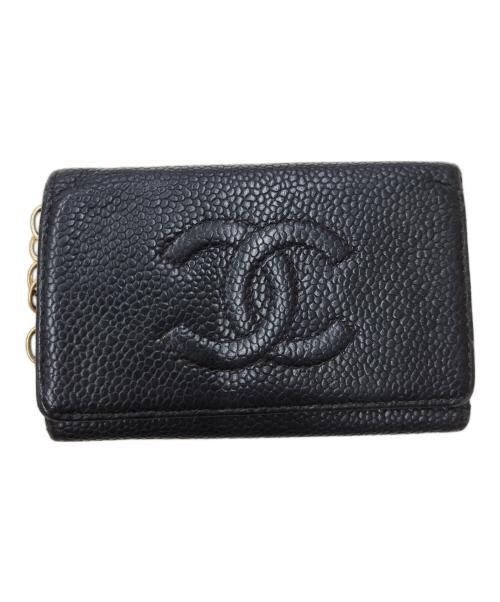 CHANEL（シャネル）CHANEL (シャネル) 6連キーケース ブラックの古着・服飾アイテム