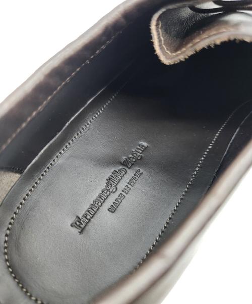ERMENEGILDO ZEGNA（エルメネジルド・ゼニア）Ermenegildo Zegna (エルメネジルド・ゼニア) ビジネスシューズ ブラウン サイズ:SIZE 9の古着・服飾アイテム