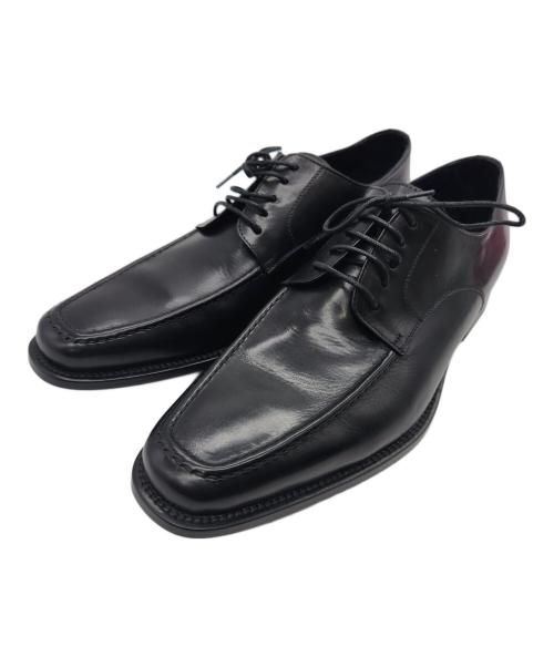 GIORGIO ARMANI（ジョルジョアルマーニ）GIORGIO ARMANI (ジョルジョアルマーニ) ビジネスシューズ ブラック サイズ:41 1/2の古着・服飾アイテム