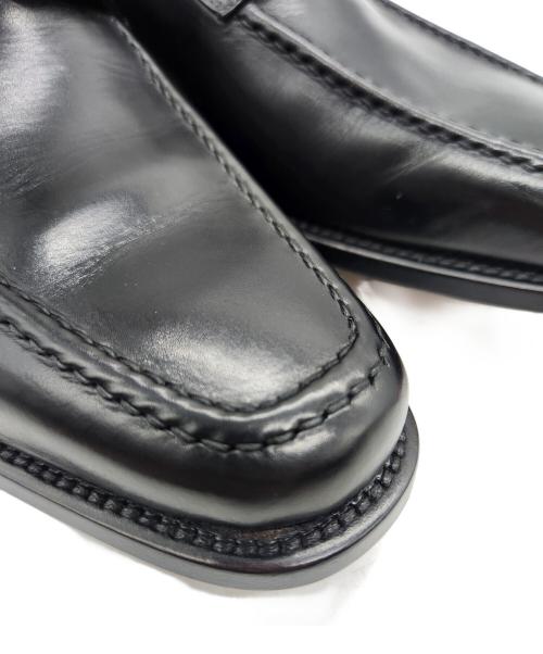 GIORGIO ARMANI（ジョルジョアルマーニ）GIORGIO ARMANI (ジョルジョアルマーニ) ビジネスシューズ ブラック サイズ:41 1/2の古着・服飾アイテム