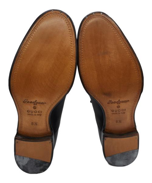 GUCCI（グッチ）GUCCI (グッチ) ビジネスシューズ ブラック サイズ:8 1/2の古着・服飾アイテム