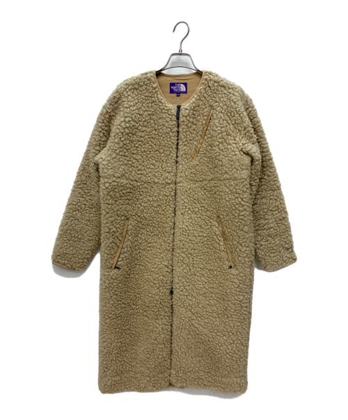 THE NORTHFACE PURPLELABEL（ザ・ノースフェイス パープルレーベル）THE NORTHFACE PURPLELABEL (ザ・ノースフェイス パープルレーベル) Wool Boa Fleece Long Coat ベージュ サイズ:WSの古着・服飾アイテム