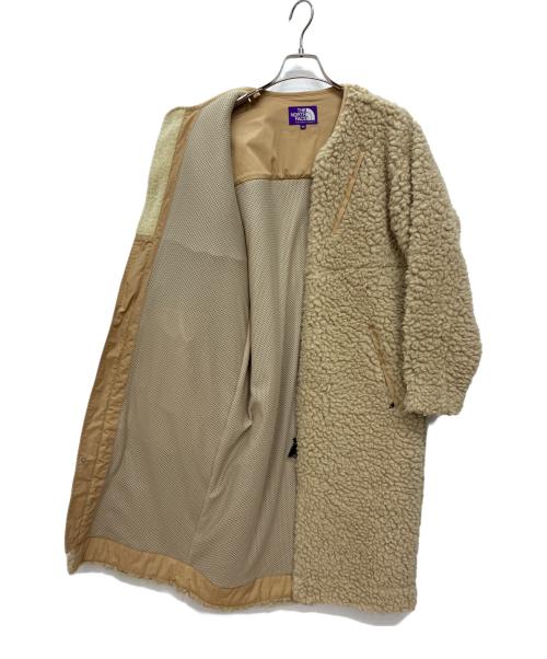 THE NORTHFACE PURPLELABEL（ザ・ノースフェイス パープルレーベル）THE NORTHFACE PURPLELABEL (ザ・ノースフェイス パープルレーベル) Wool Boa Fleece Long Coat ベージュ サイズ:WSの古着・服飾アイテム