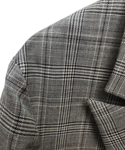 TOMORROW LAND（トゥモローランド）TOMORROW LAND (トゥモローランド) シェットランドウール ダブルブレステッド6Bジャケット グレー サイズ:Sの古着・服飾アイテム