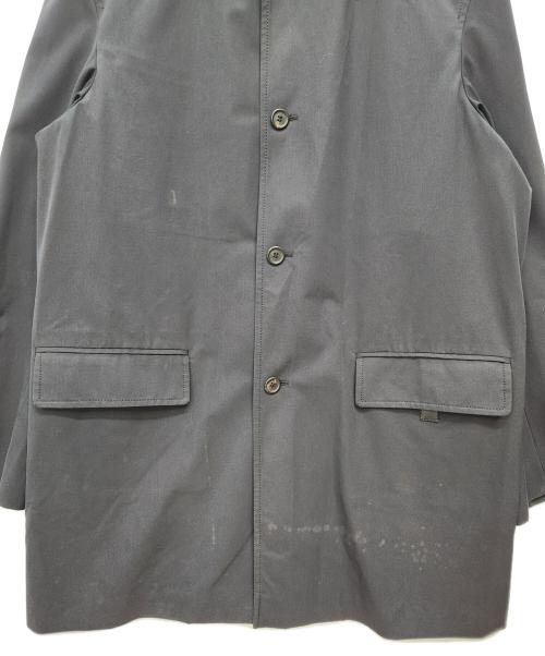 PRADA（プラダ）PRADA (プラダ) ステンカラーコート ブラック サイズ:46の古着・服飾アイテム