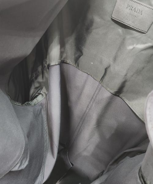 PRADA（プラダ）PRADA (プラダ) ステンカラーコート ブラック サイズ:46の古着・服飾アイテム