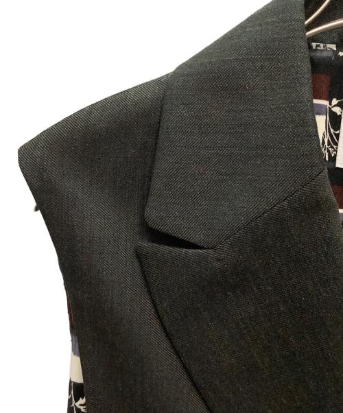 TOMORROW LAND（トゥモローランド）TOMORROW LAND (トゥモローランド) 英式織 ワイドベスト グレー サイズ:Sの古着・服飾アイテム