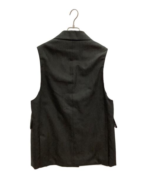 TOMORROW LAND（トゥモローランド）TOMORROW LAND (トゥモローランド) 英式織 ワイドベスト グレー サイズ:Sの古着・服飾アイテム