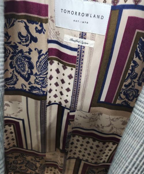 TOMORROW LAND（トゥモローランド）TOMORROW LAND (トゥモローランド) 英式織 ワイドベスト グレー サイズ:Sの古着・服飾アイテム