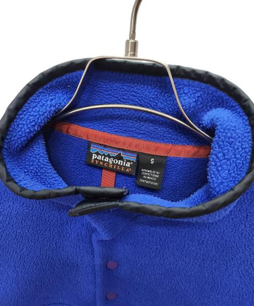 Patagonia（パタゴニア）Patagonia (パタゴニア) 90s シンチラスナップT ブルー サイズ:Sの古着・服飾アイテム