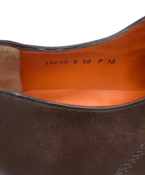 Santoni（サントーニ）Santoni (サントーニ) ビジネスシューズ ブラウン サイズ:10の古着・服飾アイテム