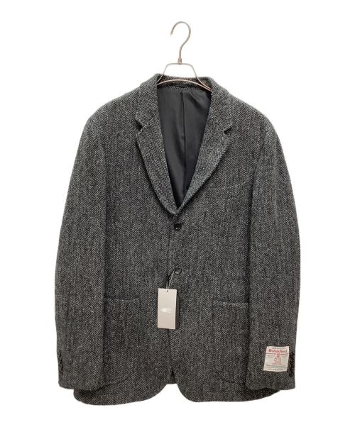 Harris Tweed（ハリスツイード）Harris Tweed (ハリスツイード) BEAMS Lights (ビームスライト) 2Bジャケット グレー サイズ:XXLの古着・服飾アイテム
