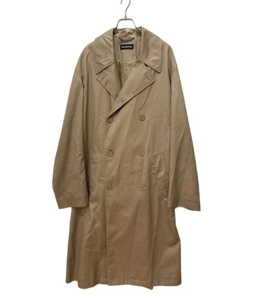 BALENCIAGA（バレンシアガ）BALENCIAGA (バレンシアガ) オーバーサイズ トレンチコート ベージュ サイズ:SIZE 50の古着・服飾アイテム