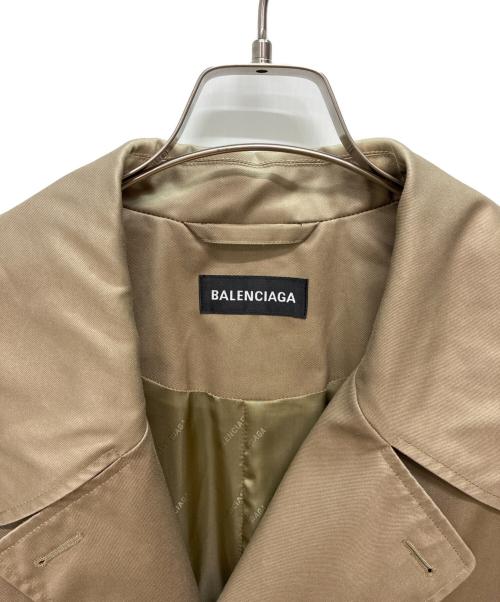 BALENCIAGA（バレンシアガ）BALENCIAGA (バレンシアガ) オーバーサイズ トレンチコート ベージュ サイズ:SIZE 50の古着・服飾アイテム