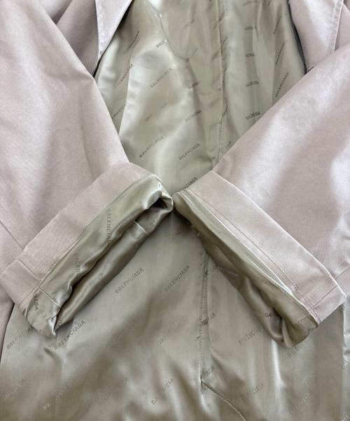 BALENCIAGA（バレンシアガ）BALENCIAGA (バレンシアガ) オーバーサイズ トレンチコート ベージュ サイズ:SIZE 50の古着・服飾アイテム