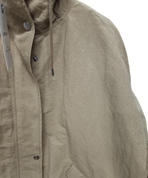 SHIPS any（シップスエニィ）SHIPS any (シップスエニィ) オーバー フーディ ブルゾン コート ベージュ サイズ:FREEの古着・服飾アイテム