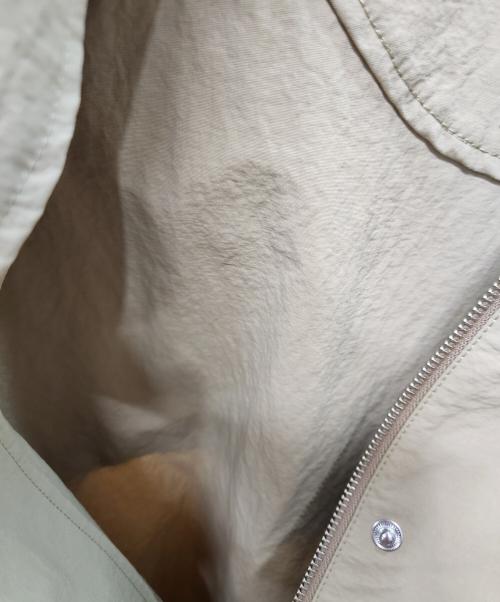 SHIPS any（シップスエニィ）SHIPS any (シップスエニィ) オーバー フーディ ブルゾン コート ベージュ サイズ:FREEの古着・服飾アイテム