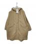 SHIPS any（シップスエニィ）の古着「オーバー フーディ ブルゾン コート」｜ベージュ