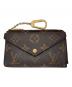 LOUIS VUITTON（ルイ ヴィトン）の古着「コンパクト ポルト カルト レクト ヴェルソ」｜ブラウン