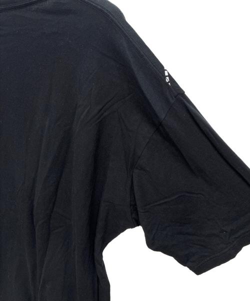 gomme HOMME（ゴム オム）gomme homme (ゴム オム) ドット レイヤードカットソー ブラック サイズ:Mの古着・服飾アイテム