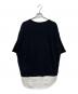 gomme homme (ゴム オム) ドット レイヤードカットソー ブラック サイズ:M：4000円