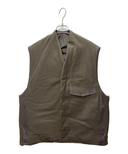 TOMORROW LAND（トゥモローランド）TOMORROW LAND (トゥモローランド) ポリエステルツイル ベストアウター グリーン サイズ:Sの古着・服飾アイテム