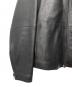 中古・古着 EMPORIO ARMANI (エンポリオアルマーニ) シングルライダースジャケット ブラック サイズ:46：22000円