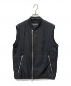 EMPORIO ARMANIエンポリオアルマーニ）の古着「中綿ベスト」｜ブラック