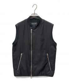 EMPORIO ARMANI（エンポリオアルマーニ）の古着「中綿ベスト」｜ブラック
