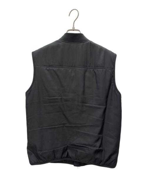 EMPORIO ARMANI（エンポリオアルマーニ）EMPORIO ARMANI (エンポリオアルマーニ) 中綿ベスト ブラック サイズ:Mの古着・服飾アイテム