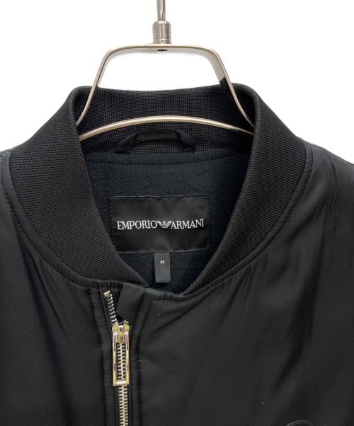 EMPORIO ARMANI（エンポリオアルマーニ）EMPORIO ARMANI (エンポリオアルマーニ) 中綿ベスト ブラック サイズ:Mの古着・服飾アイテム