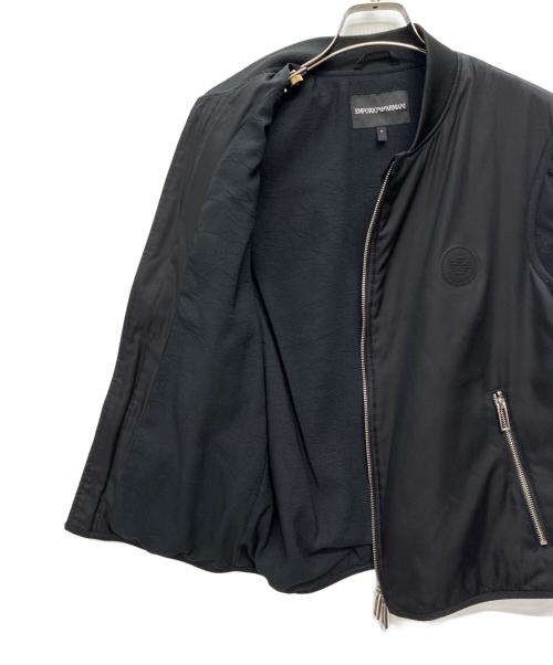 EMPORIO ARMANI（エンポリオアルマーニ）EMPORIO ARMANI (エンポリオアルマーニ) 中綿ベスト ブラック サイズ:Mの古着・服飾アイテム