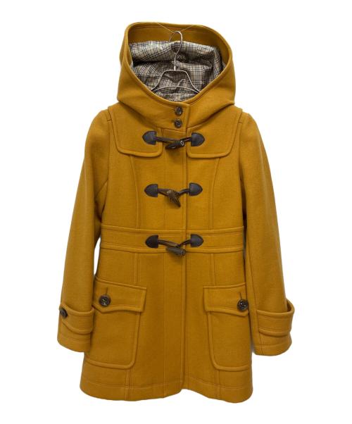 BURBERRY BLUE LABEL（バーバリーロンドンブルーレーベル）BURBERRY BLUE LABEL (バーバリーロンドンブルーレーベル) ダッフルコート イエロー サイズ:38の古着・服飾アイテム
