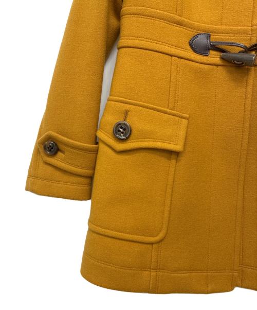 BURBERRY BLUE LABEL（バーバリーロンドンブルーレーベル）BURBERRY BLUE LABEL (バーバリーロンドンブルーレーベル) ダッフルコート イエロー サイズ:38の古着・服飾アイテム