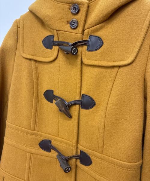 BURBERRY BLUE LABEL（バーバリーロンドンブルーレーベル）BURBERRY BLUE LABEL (バーバリーロンドンブルーレーベル) ダッフルコート イエロー サイズ:38の古着・服飾アイテム