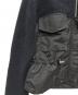 中古・古着 DIESEL (ディーゼル) 切替ニットジャケット ブラック サイズ:XS：8000円