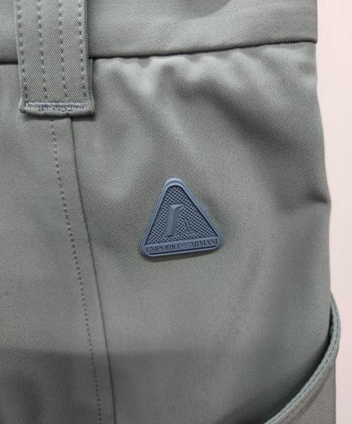 EMPORIO ARMANI（エンポリオアルマーニ）EMPORIO ARMANI (エンポリオアルマーニ) テックカーゴパンツ ブルー サイズ:44の古着・服飾アイテム