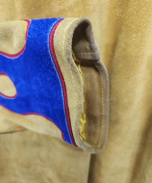 EV BRAVADO（エブ ブラバド）EV BRAVADO (エブ ブラバド) ETERNAL FLAME レザージャケット イエロー サイズ:Mの古着・服飾アイテム