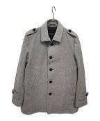 BURBERRY BLACK LABELバーバリーブラックレーベル）の古着「ウールハーフコート」｜グレー