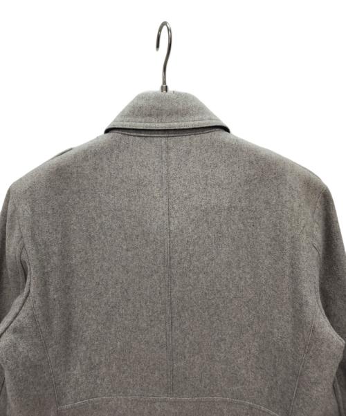 BURBERRY BLACK LABEL（バーバリーブラックレーベル）BURBERRY BLACK LABEL (バーバリーブラックレーベル) ウールハーフコート グレー サイズ:Lの古着・服飾アイテム
