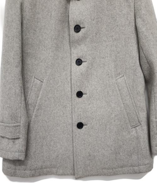 BURBERRY BLACK LABEL（バーバリーブラックレーベル）BURBERRY BLACK LABEL (バーバリーブラックレーベル) ウールハーフコート グレー サイズ:Lの古着・服飾アイテム