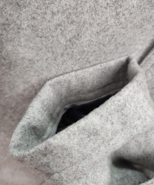 BURBERRY BLACK LABEL（バーバリーブラックレーベル）BURBERRY BLACK LABEL (バーバリーブラックレーベル) ウールハーフコート グレー サイズ:Lの古着・服飾アイテム