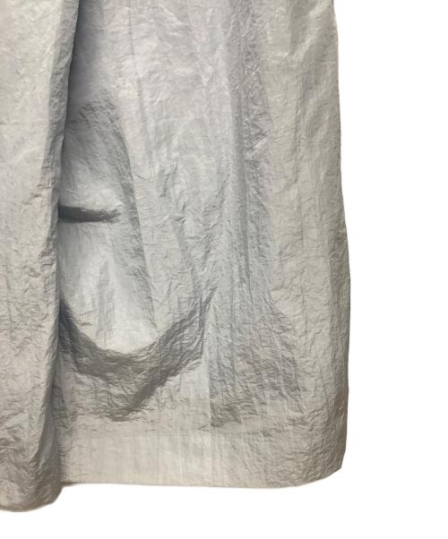 miicielmyum（miicielmyum）miicielmyum (miicielmyum) サテンラインワイドパンツ スカイブルー サイズ:Freeの古着・服飾アイテム