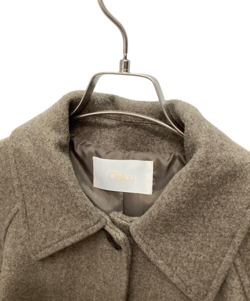 who's who Chico（フーズフーチコ）who's who Chico (フーズフーチコ) ステンカラーコート ブラウン サイズ:Freeの古着・服飾アイテム