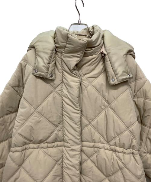 mystic（ミスティック）mystic (ミスティック) キルティングフードコート ベージュ サイズ:2の古着・服飾アイテム