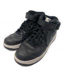stussy×NIKE（ステューシー×ナイキ）の古着「Air Force 1 Mid "Black/Black"」｜ブラック